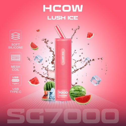 HCOW SG7000 퍼프 일회용 전자 담배 vape