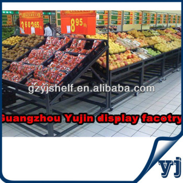 Fashinable Metallic Fruit Vegetable Display Rack