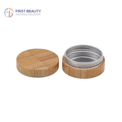 Face Cream Containers Bamboo Cream Jar