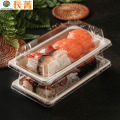 Voedselbiologisch afbreekbare afhaalmaaltijden om te gaan papier sushi -doos/bord