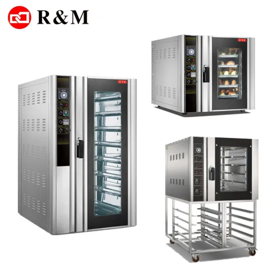 Industrial Commercial Bakery Equipment: Bake Cake Machines & Convection Ovens (4 Tray/5 Trays) - Gas & Electric Options