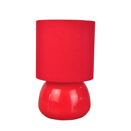 2020 creative newest style home decor small fabric shade table desk lamp