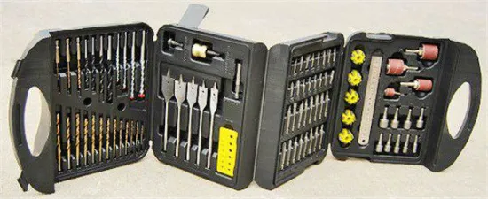 118PCS Metric & SAE Drills & Bits Set(HSS twist drill bits/masonry drill bits/wood working drill)