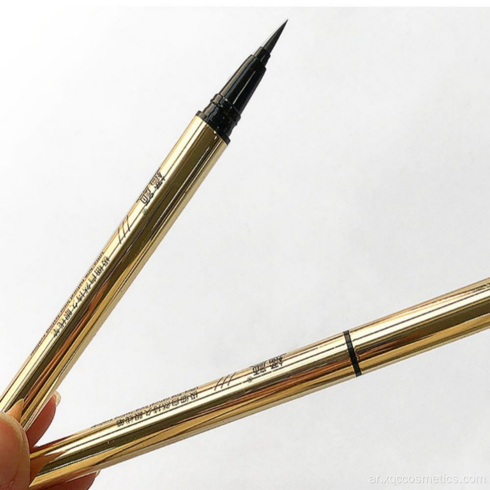 قلم كحل سائل أسود مقاوم للماء يدوم طويلاً