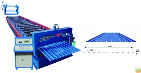 C10 metal roofing sheet roll forming machine
