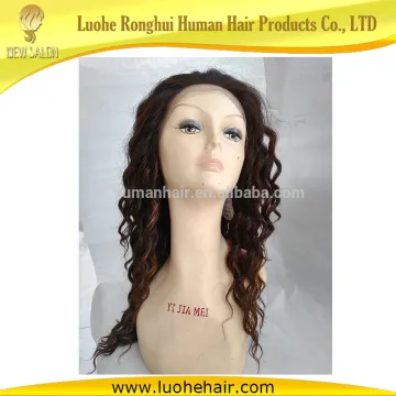 Best selling sexy lady long hair wigs lace front synthetic wigs deep wave wigs