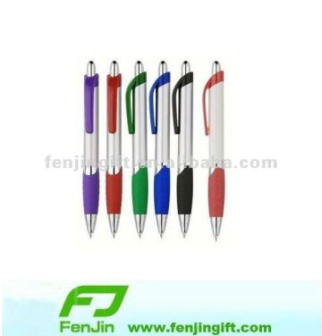 rubber holding plastic ball point pen