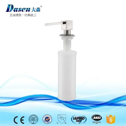 Dasen ZY03 Brushed Square Head Plastic Soap Dispenser