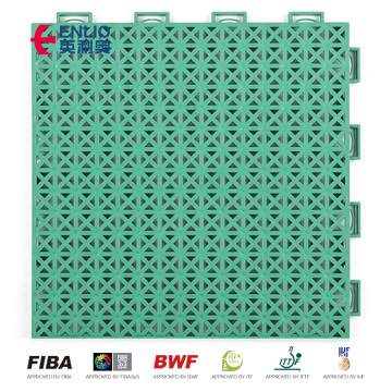 Outdoor synthetic padel court flooring