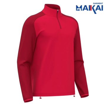 Comfortable Men's Long Sleeve Zip Shirt