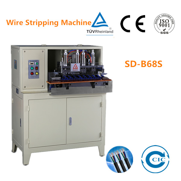 Automatic Power Cord Stripping Twisting Machine