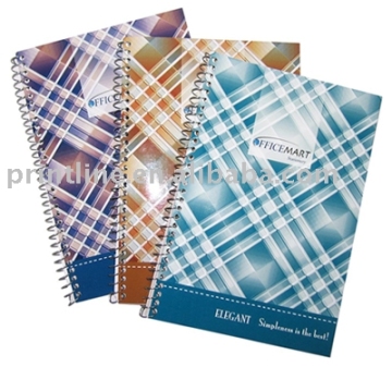 cardboard cover spiral notebook