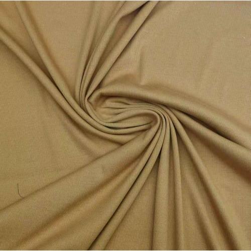 Cotton Polyester Dyed Plain Jersey Knit Rib Fabrics