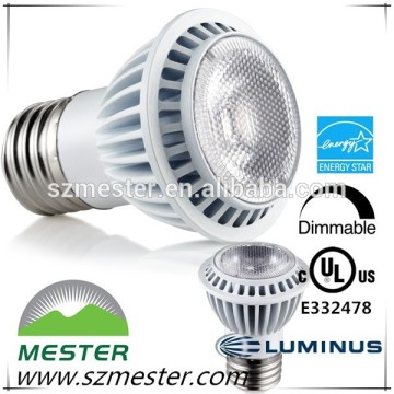 energy star ul dimmable 7w COB LED PAR 16