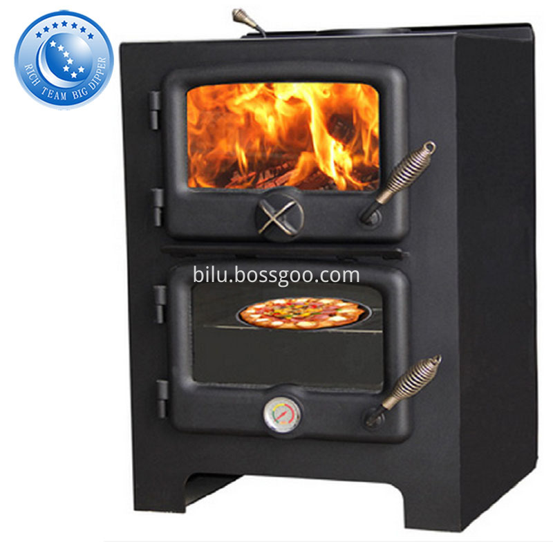 Wood Burning Stoves With Oven Steel Plate