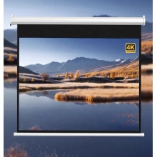 Outdoor movie projector 150 inch motorized projector screen