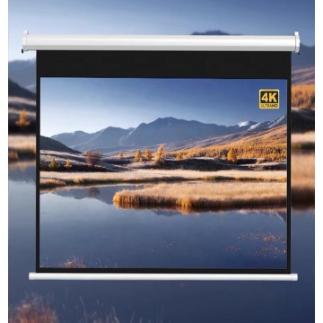 Outdoor Movie Projector 150 Zoll Motorisierte Projektorbildschirm