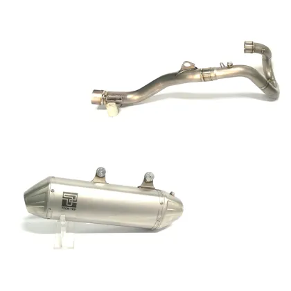 Titanium Alloy Exhaust System for 2020-2023 250 EXC-F, 350 EXC-F, and 350 XCF-W Motocross Bikes