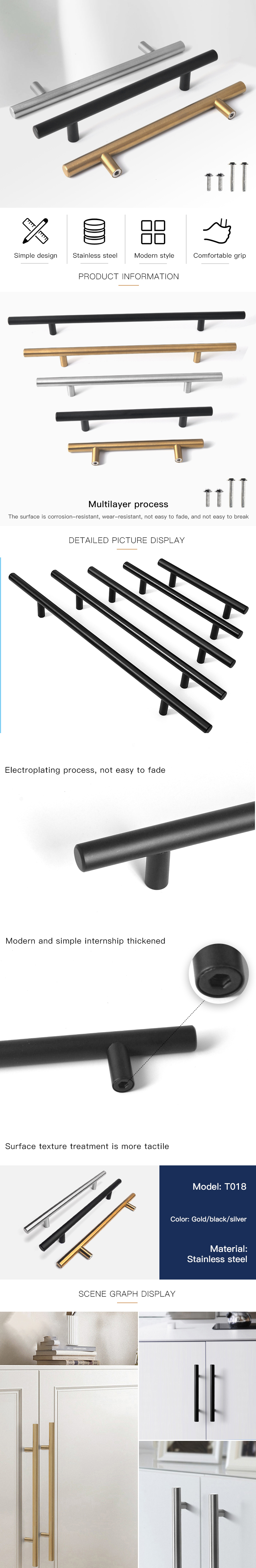 6-5/16" (160mm) cabinet door handles