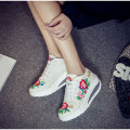 Canvas Shoes Embroidery patch Women's Fashion Lace Up