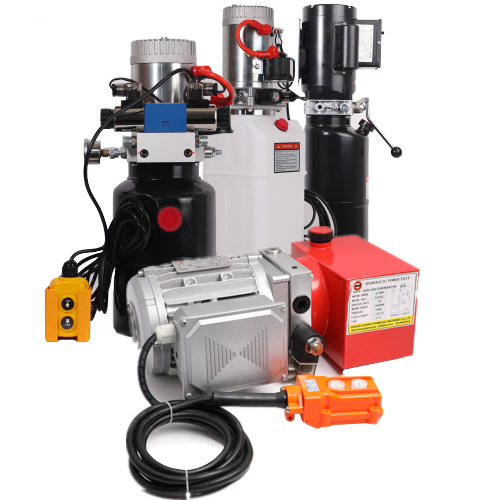 12V ভ্যান ট্রাক মিনি ডিসি বৈদ্যুতিক হাইড্রোলিক পাওয়ার ইউনিট