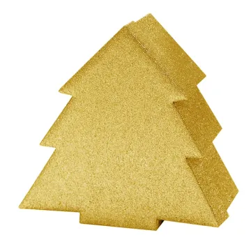 Special Luxury Gold Christmas Tree Box Packaging