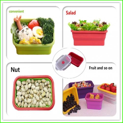 High Quality Collapsible Silicone Lunch Bowl