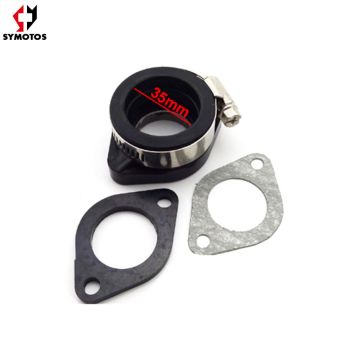 Pit Bike Engine Parts: Carburetor Intake Adapter Rubber Pipe Flange Gasket