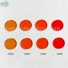 CB535 CB580 Orange Optical Glass Filter for Vision