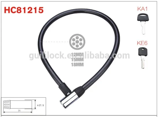 HC81215 bycycle lock for safe