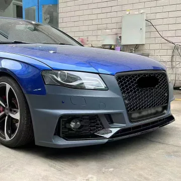 High Quality PP Material Auto Bumpers for Audi A4 B8 (2009-2012) Conversion to 2019 RS4 Style