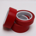 Película de piel roja de PTFE con cinta adhesiva de silicona
