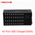 40 포트 USB 충전기 300W 전원