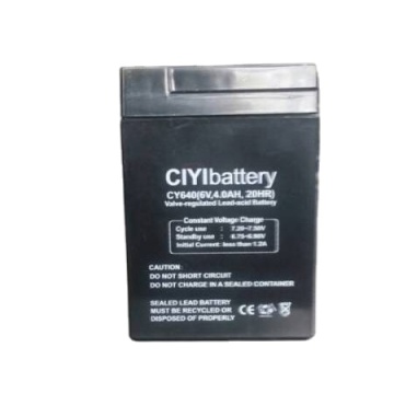 6V 4AH Valve Regulated Lead Acid (VRLA) Battery