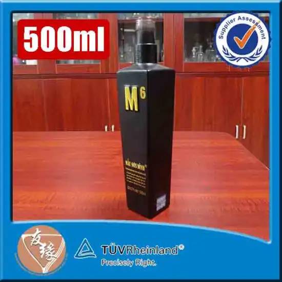 Antique embossed vodka 500ml glass bottles wholesale