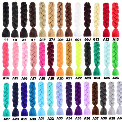 Synthetic Braiding Hair 24'' 100g/pack Jumbo Braiding Crochet xpresion braiding hair