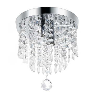 LOHAS LED K9 Crystal Drop-bead Ceiling Lamp - Modern Luxury Raindrop Crystal Ceiling Lights for Living Room Bedroom