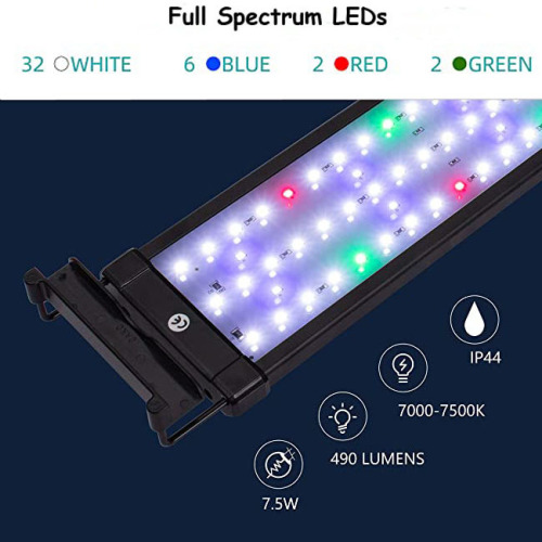 Tam spektrum akvaryum LED hafif balık tankı lambası