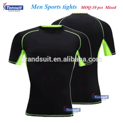 Skins compression tight men sports quick dry comfortable fitness clothes for leisure sports