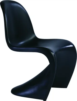 Modern Plastic Dinning Leisure Chair S Shape