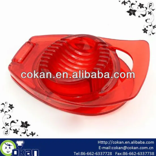 New Design Transparent Plastic Egg Slicer CK-C111