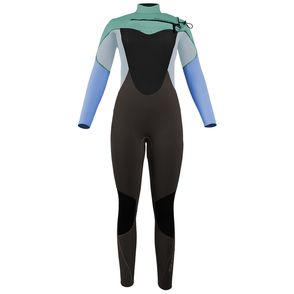 Seaskin GBS skimboarding-wetsuit met borstrits