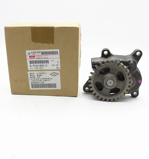 Genuine Original Auto Truck Parts FTR FSR FRR FSS 6HK1G3 Oil Pump Assembly