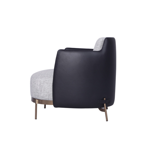 Fauteuil de tissu de ruban Minotti moderne