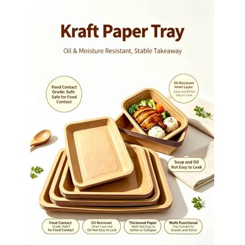 Baki Kertas Kraft Grosir Makanan Ringan Logo Kustom