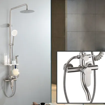 304 Stainless Steel Shower Spray Gun for Bathroom: Supercharged Shower Suite