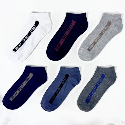 Male adult invisible boat socks