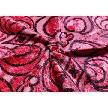 Kanepe Döşeme Örme Jacquard Poli Velvet Kumaş