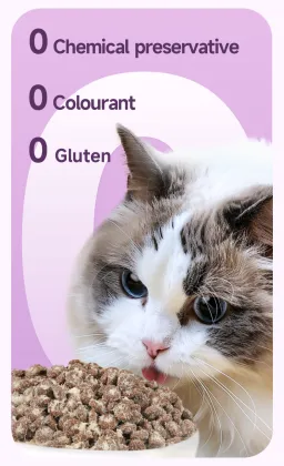 OEM ODM complete freeze-dried meat filled cat food
