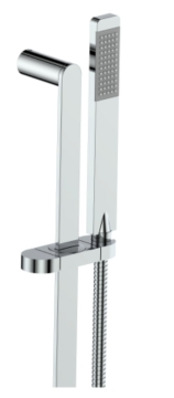 Chrome Shower Slide Rail Kit with Slide Bar